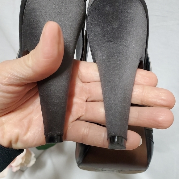 Ash slingback satin/leather heels size 39 - Picture 9 of 12
